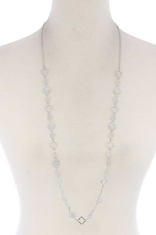 Moroccan Shape Loop Necklace