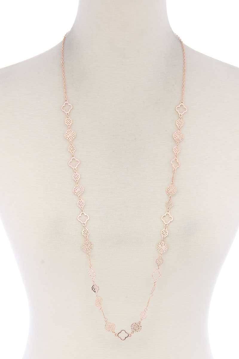 Moroccan Shape Loop Necklace