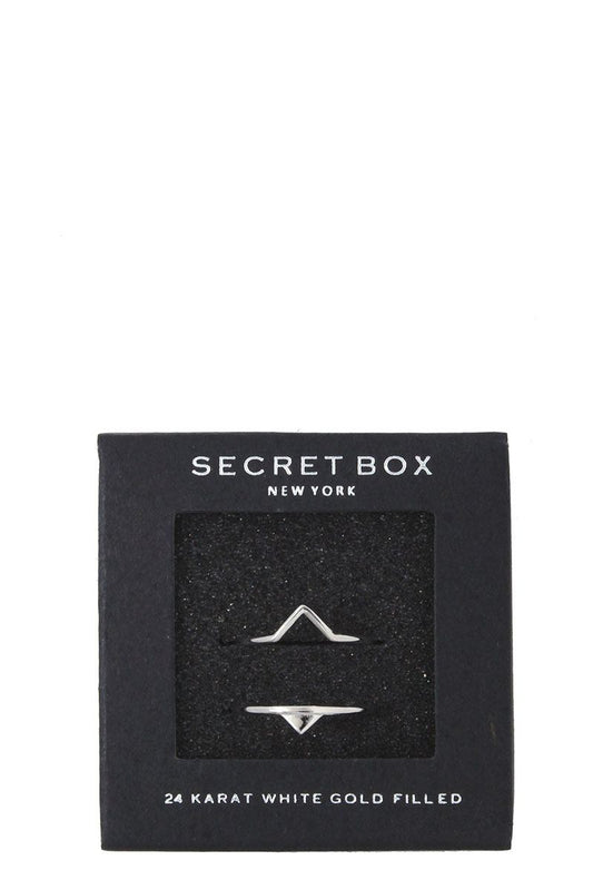 Dainty Triangle Shape Open Ring