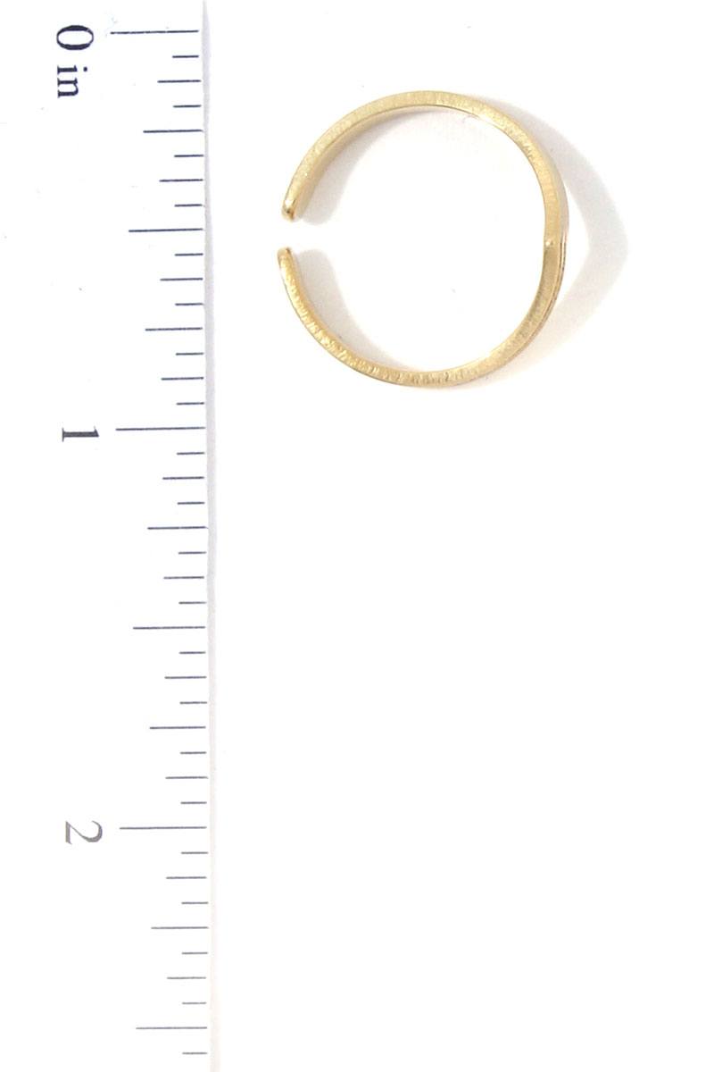 Chevron Shape Metal Ring