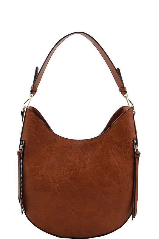 Fashion Chic Trendy Hobo Bag With Long Strap