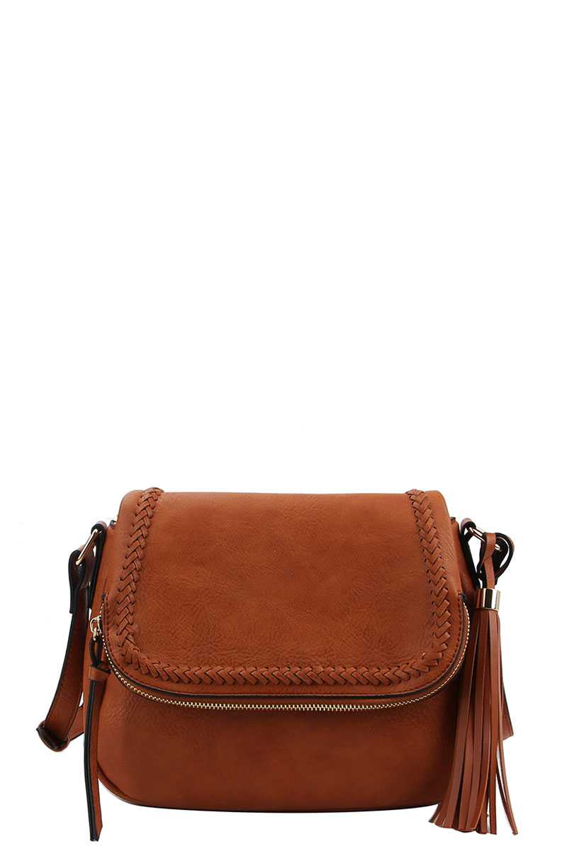 Designer Chic Stylish Tassel Crossbody Bag