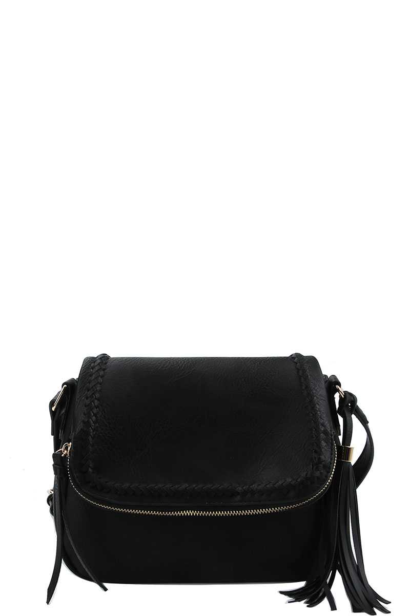 Designer Chic Stylish Tassel Crossbody Bag