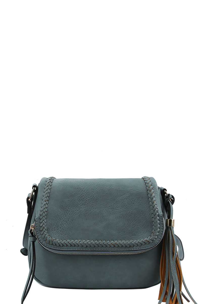 Designer Chic Stylish Tassel Crossbody Bag