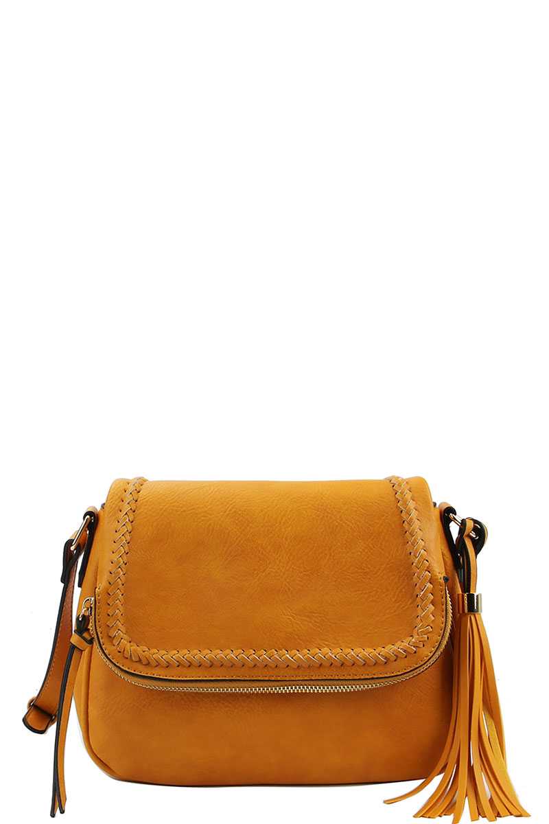 Designer Chic Stylish Tassel Crossbody Bag