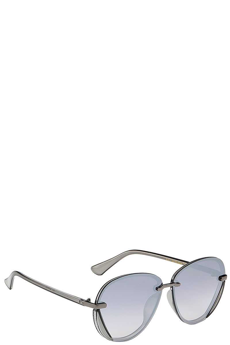 Giselle Haute Contour Round Hybrid Frame Panel Lens Ladies Shades