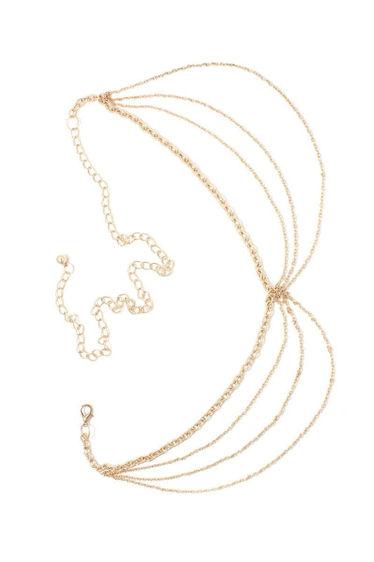 Metal chain belt