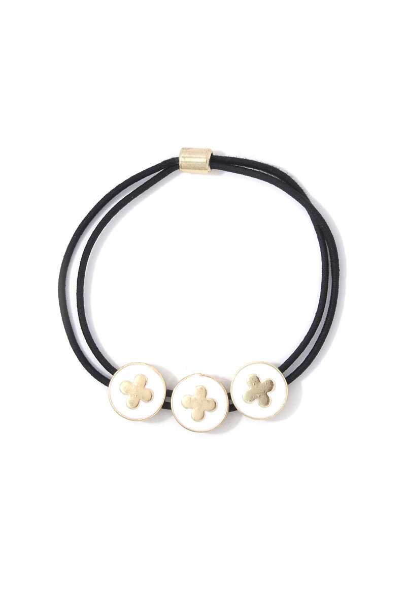 Moroccan Shape Circle Suede Bracelet