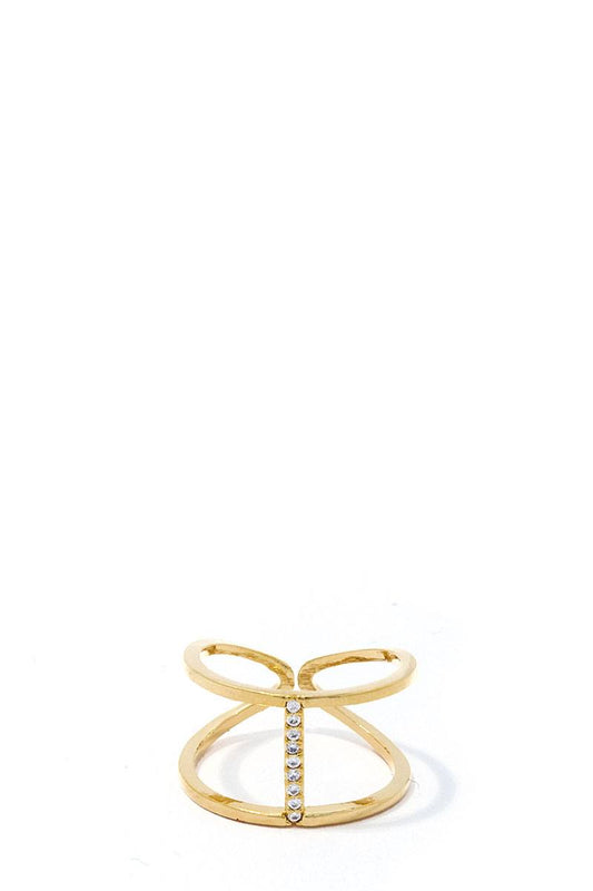 Modern Fashion Rhinestone Zirconia Ring