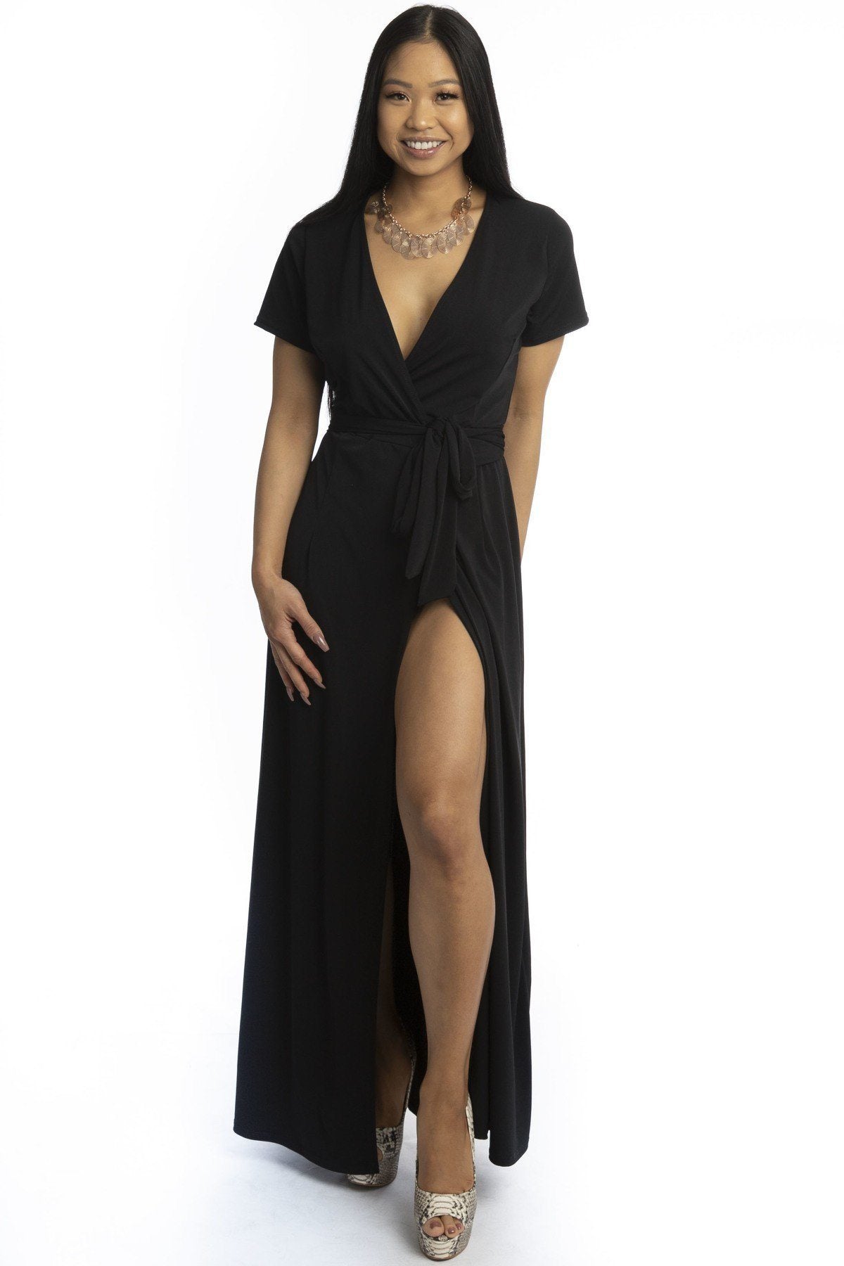 Floor Length Wrap Dresses