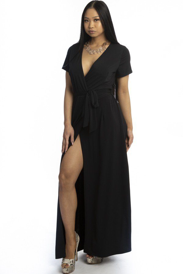 Floor Length Wrap Dresses