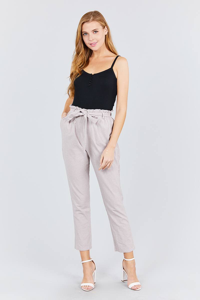 Front Button Down Detail Rayon Spandex Rib Cami Knit Top