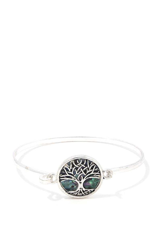 Oak Tree Metal Bracelet