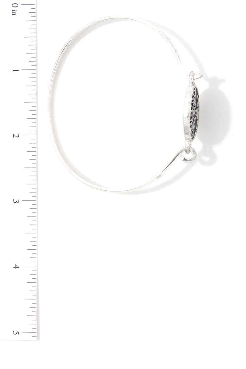 Oak Tree Metal Bracelet