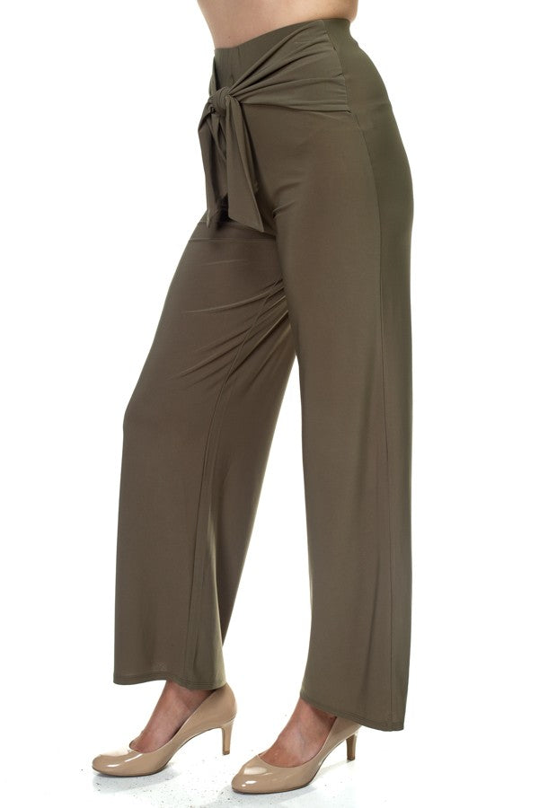 Wrap Waist Tie Pants