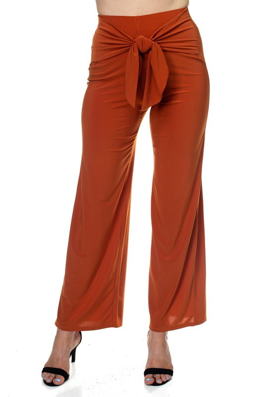 Wrap Waist Tie Pants