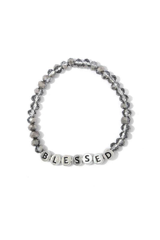 Blessed Beaded Stretch Bracelet
