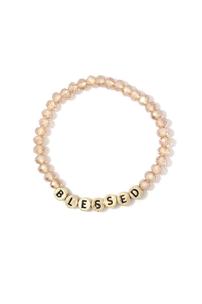 Blessed Beaded Stretch Bracelet