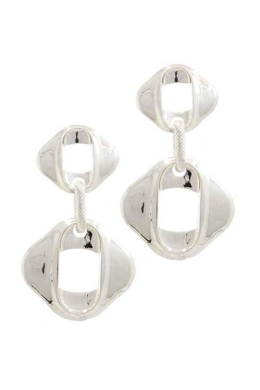 Metal Drop Earring