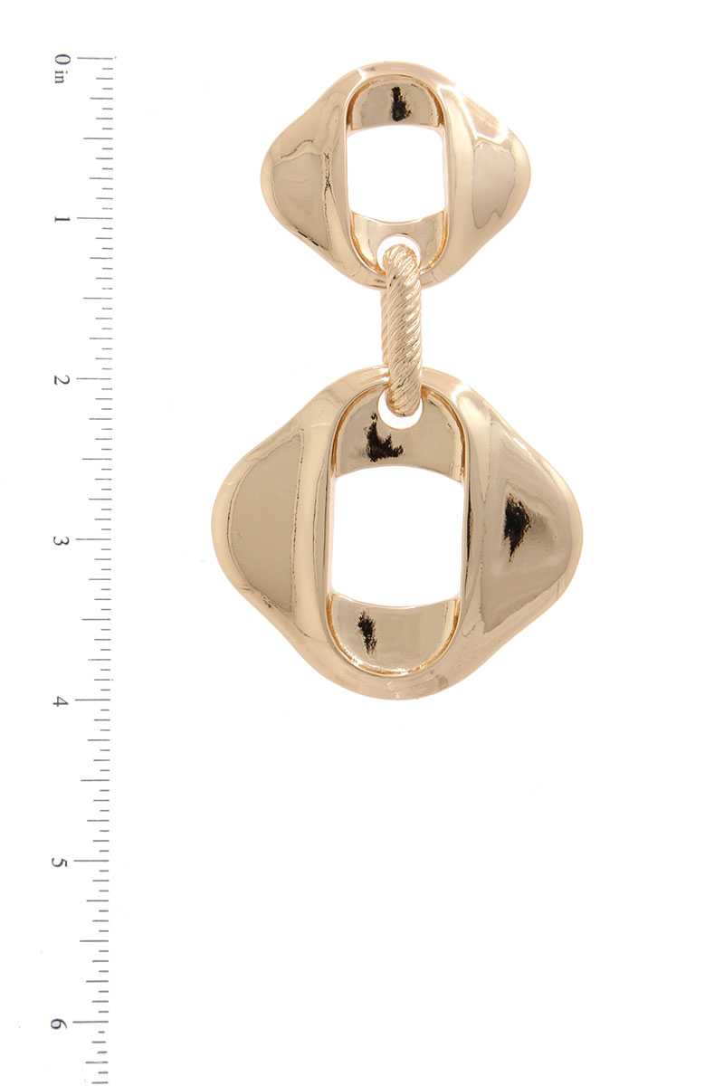 Metal Drop Earring