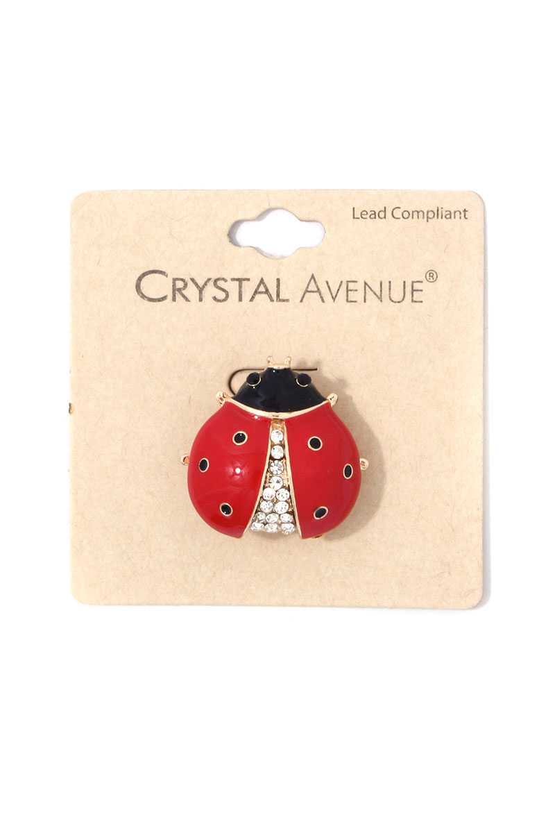 Ladybug Brooch