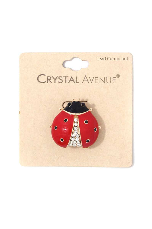 Ladybug Brooch