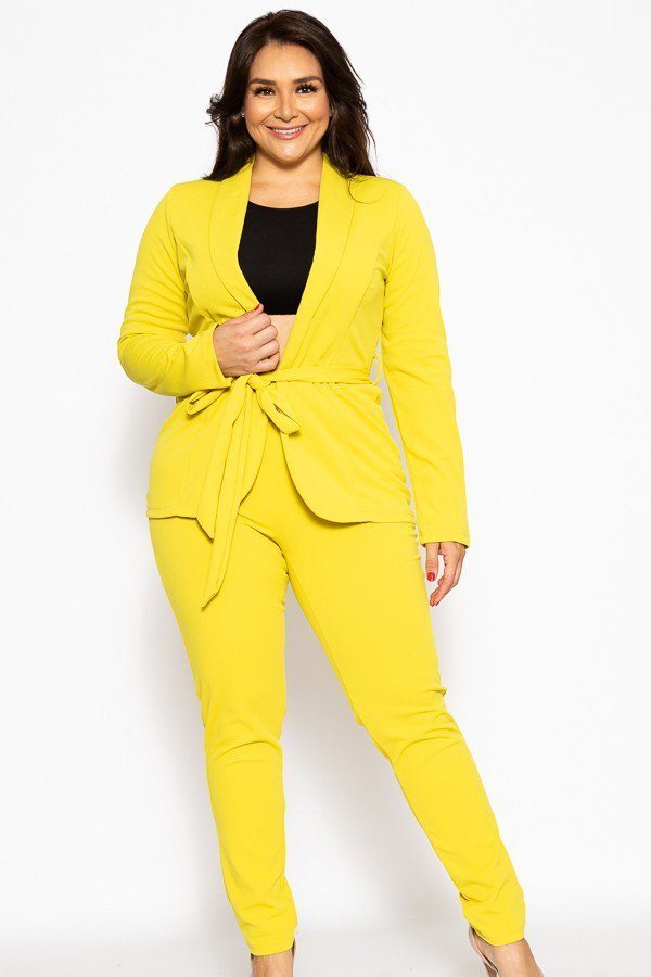 Classic Pant Suit Set