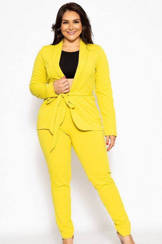 Classic Pant Suit Set