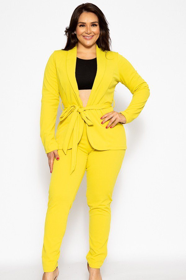 Classic Pant Suit Set