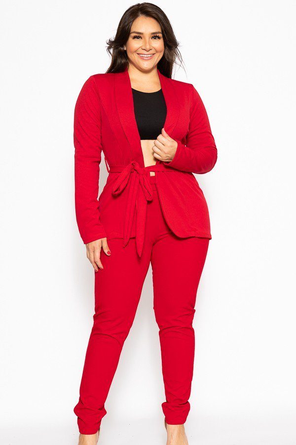 Classic Pant Suit Set