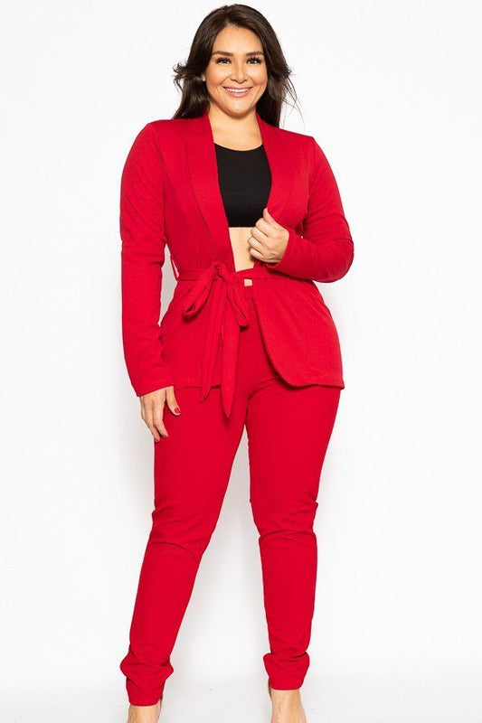 Classic Pant Suit Set
