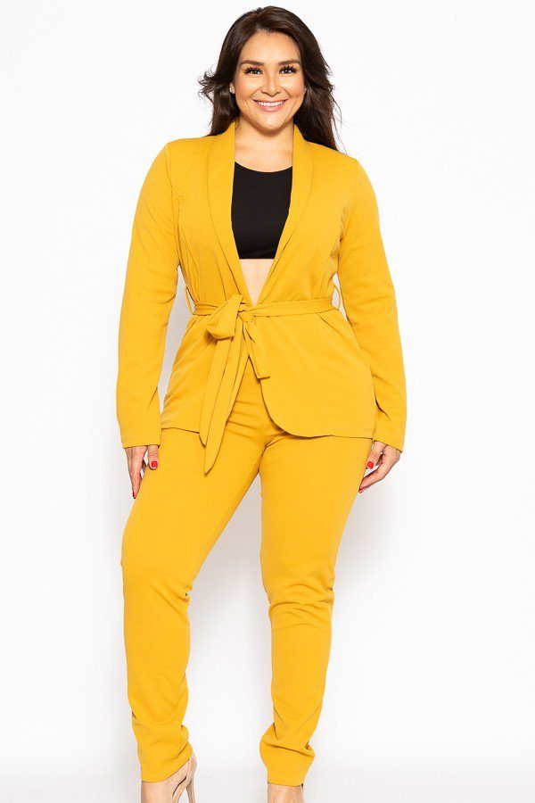 Classic Pant Suit Set