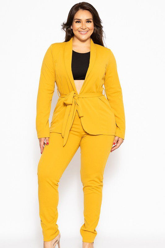 Classic Pant Suit Set
