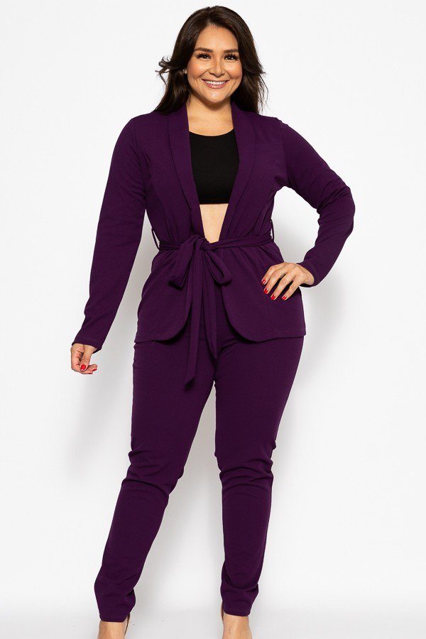 Classic Pant Suit Set