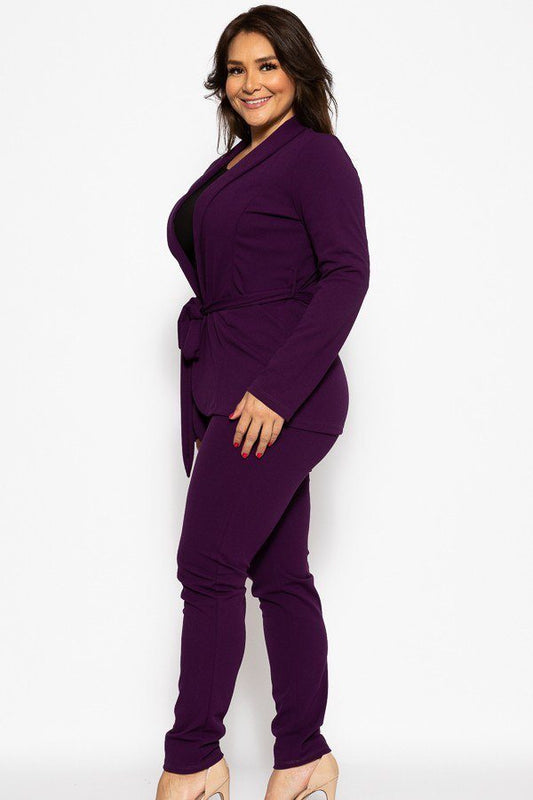 Classic Pant Suit Set