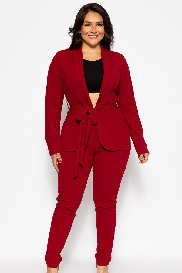 Classic Pant Suit Set