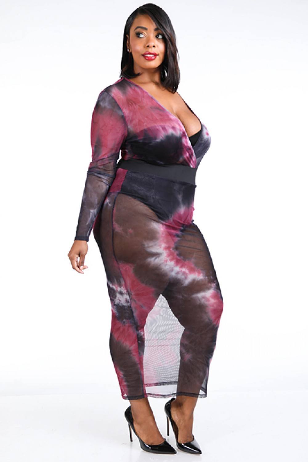 Mesh Maxi Dress