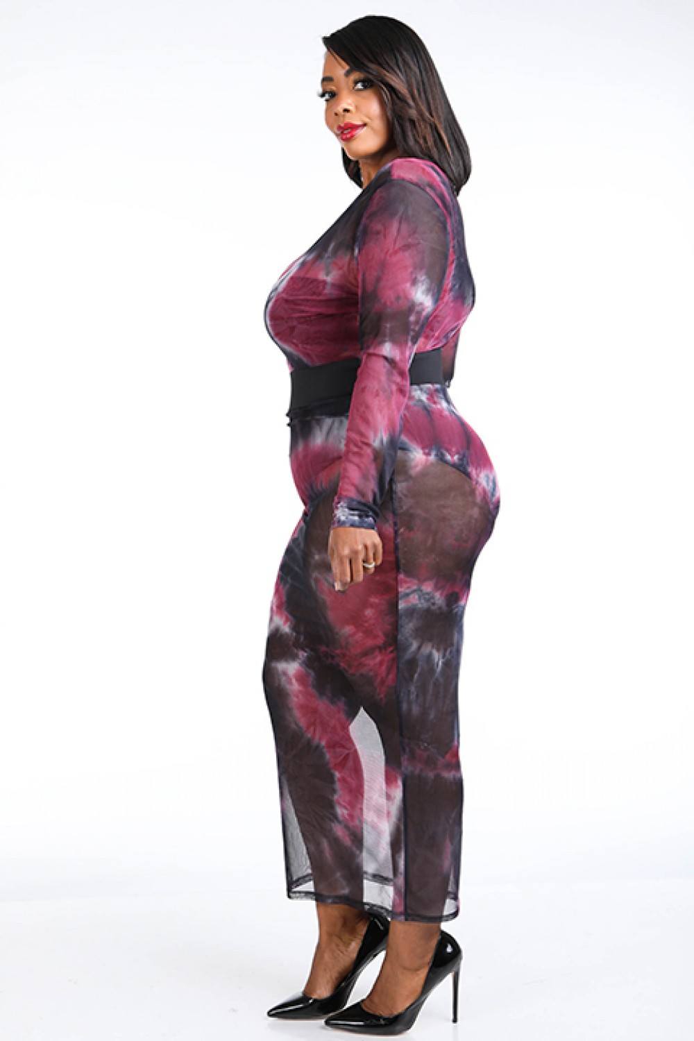 Mesh Maxi Dress
