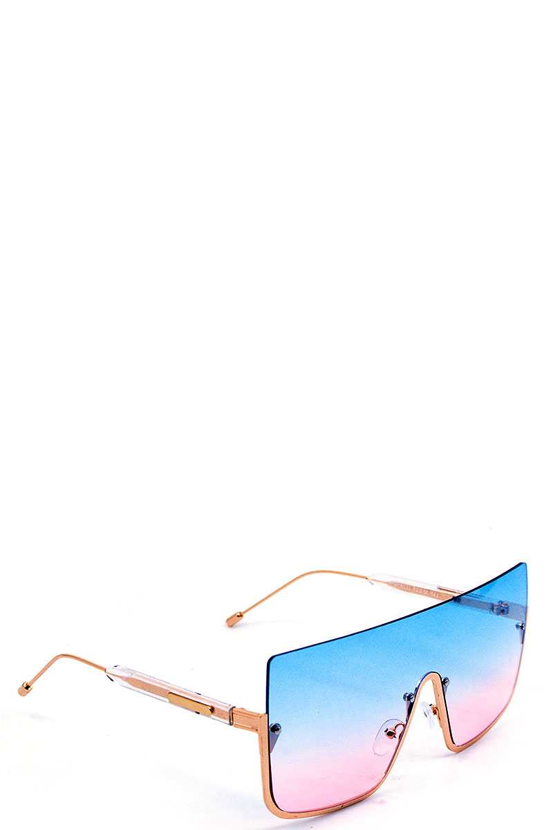 Chic Tint Half Rimless Sunglasses