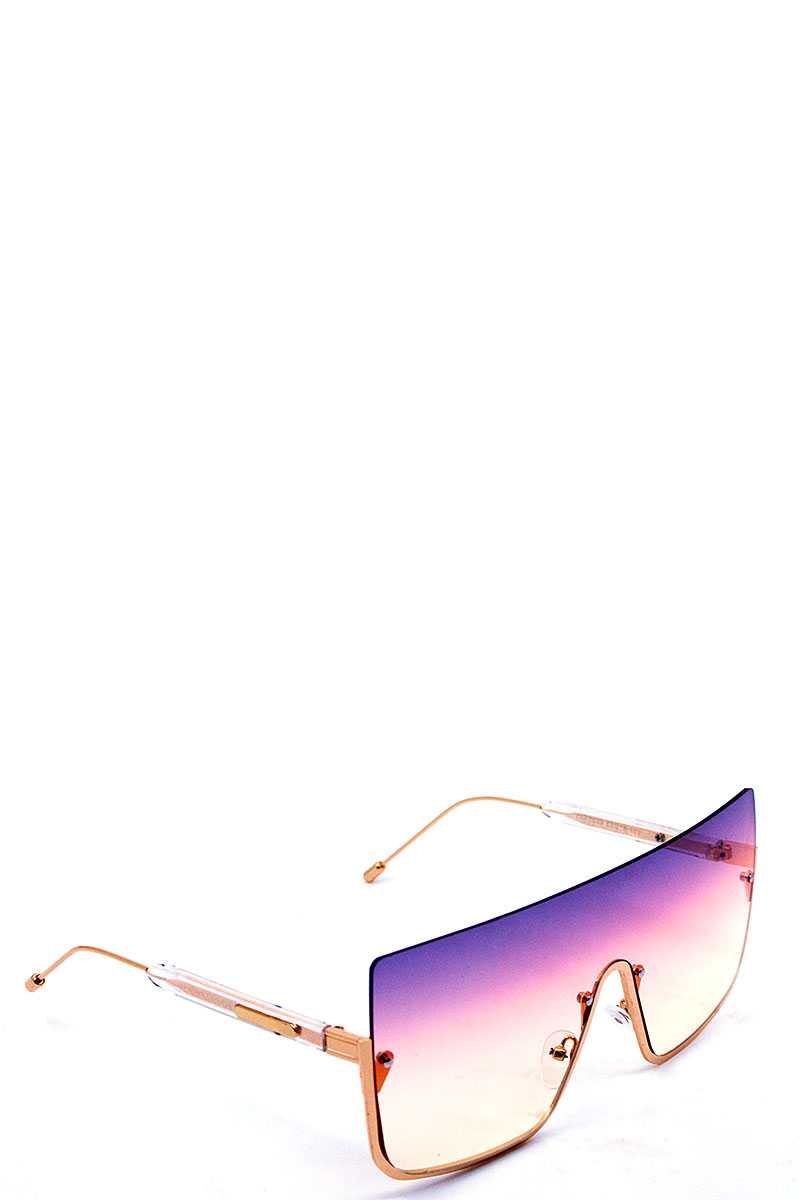 Chic Tint Half Rimless Sunglasses