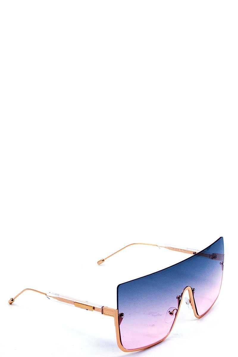Chic Tint Half Rimless Sunglasses