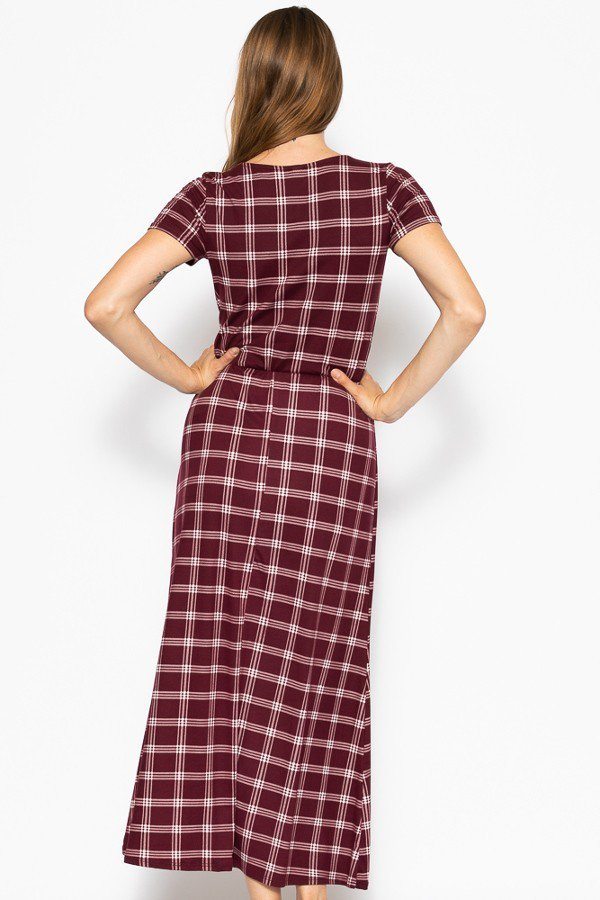 Short Sleeved Maxi Dress