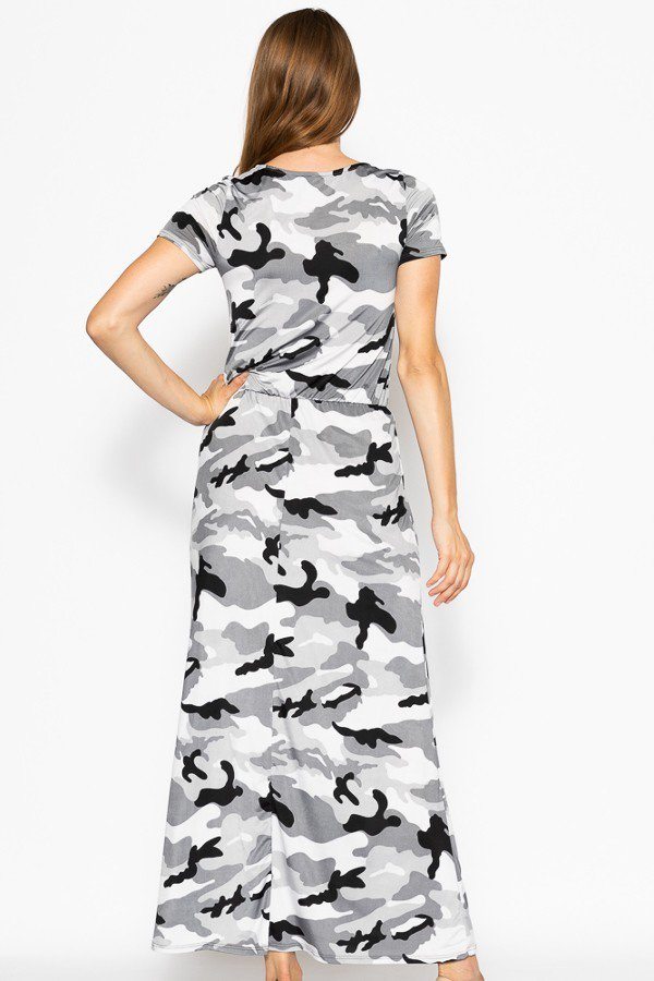 Short Sleeved Maxi Dress