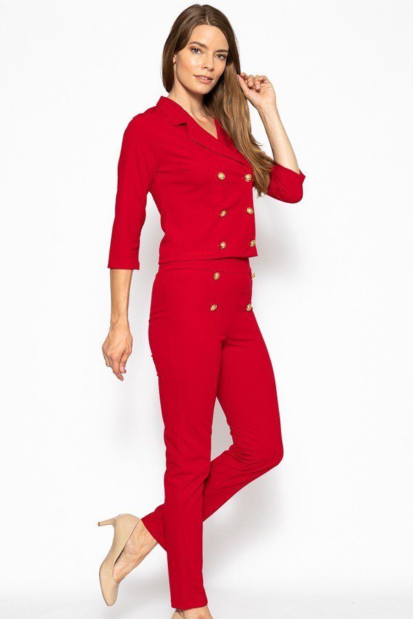 Classic Pant Suit Set