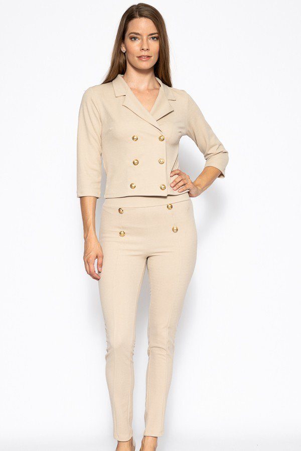 Classic Pant Suit Set