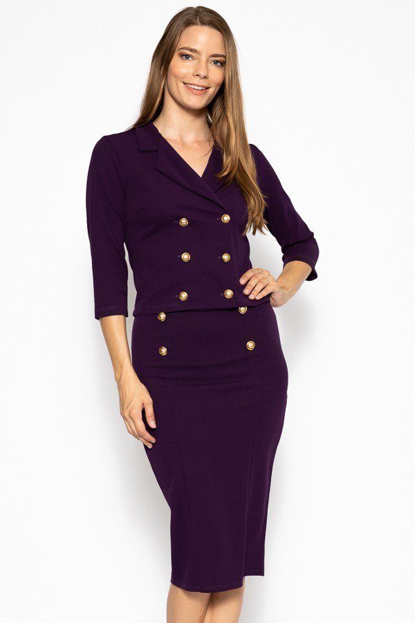 Classic Skirt Suit Set