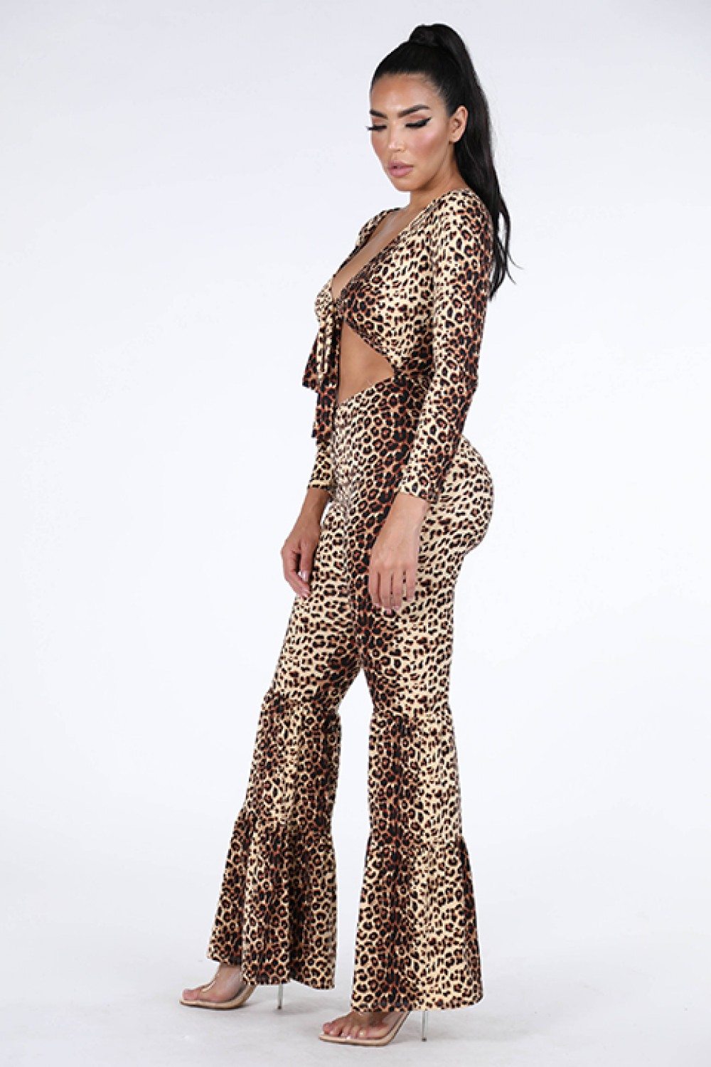 Flare Bottom Jumpsuit