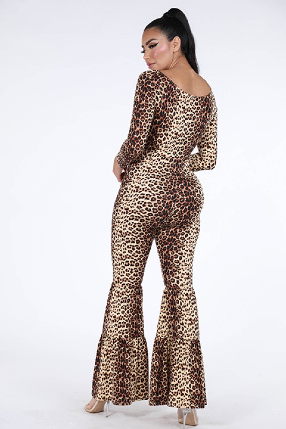 Flare Bottom Jumpsuit