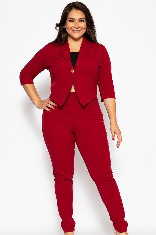 Classic Pant Suit Set