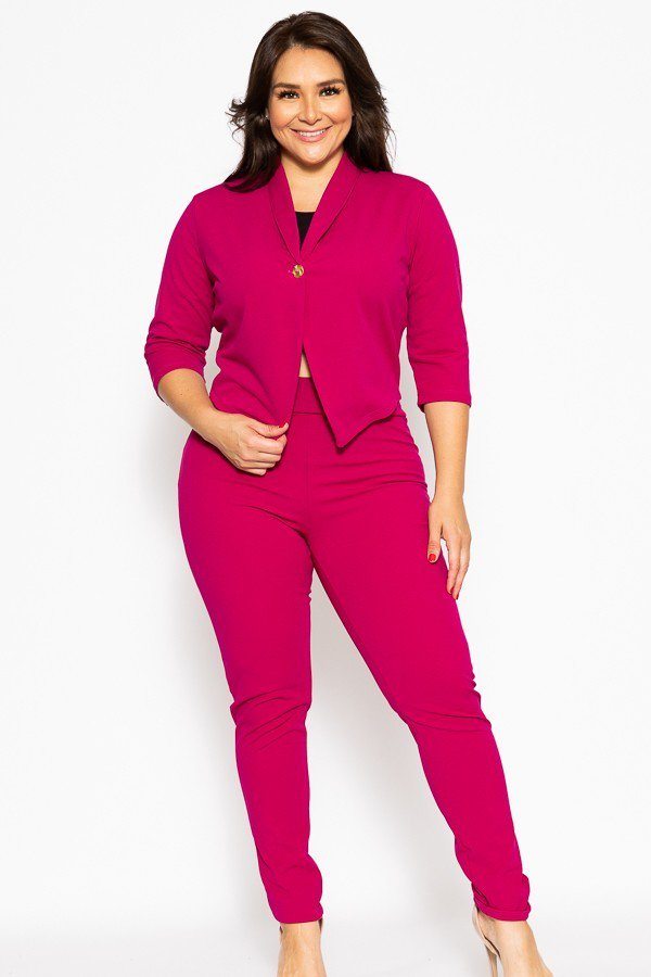 Classic Pant Suit Set